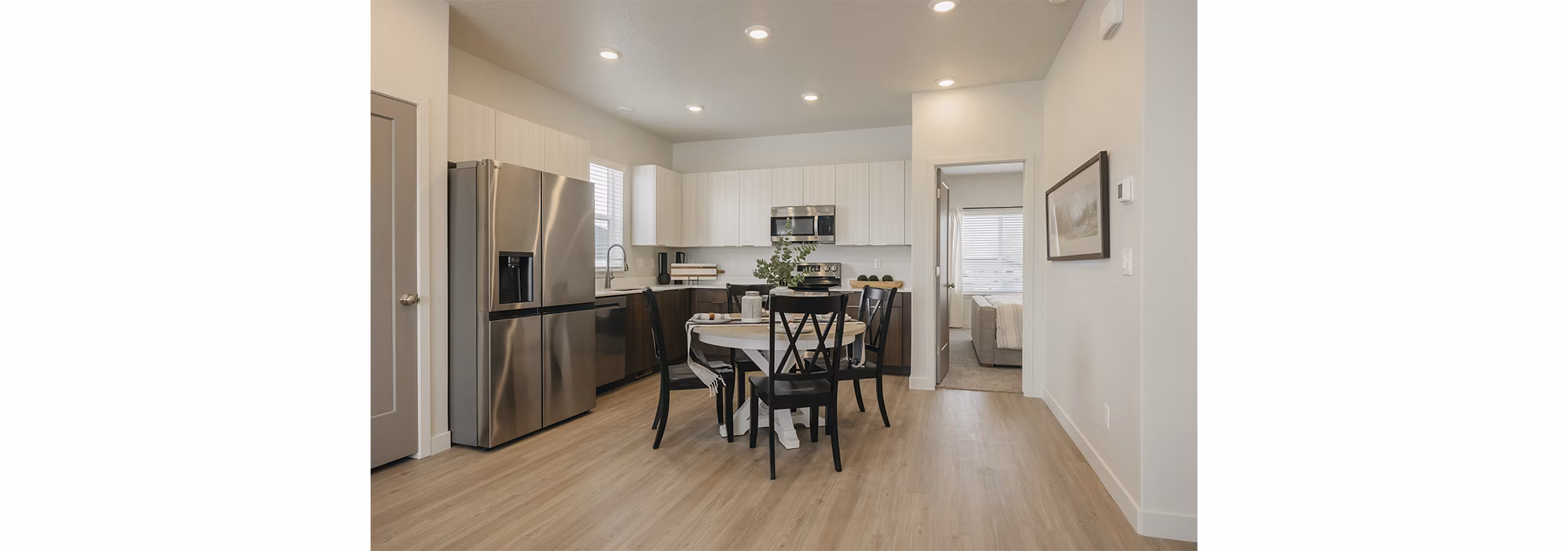 living room at Rise Apartments 