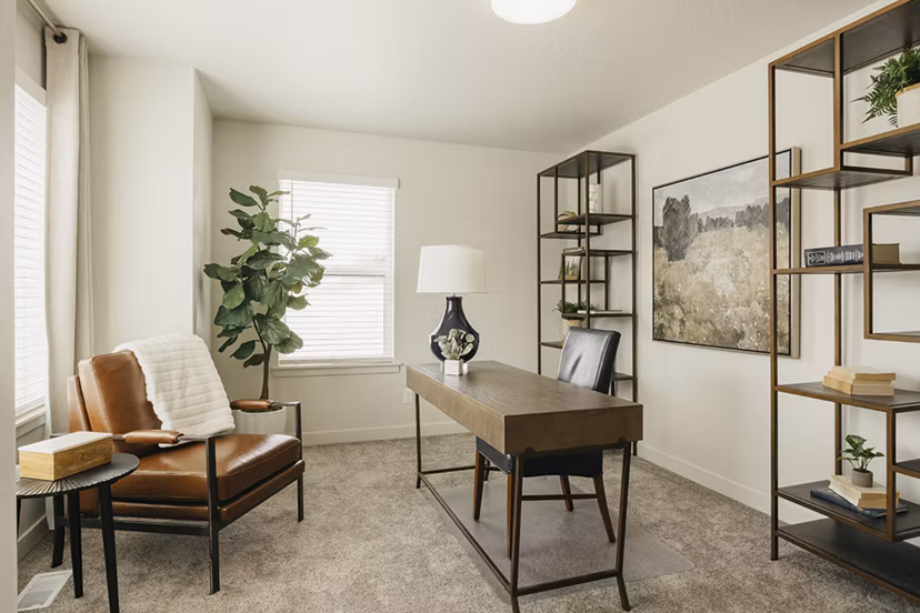 living room at Rise Apartments 