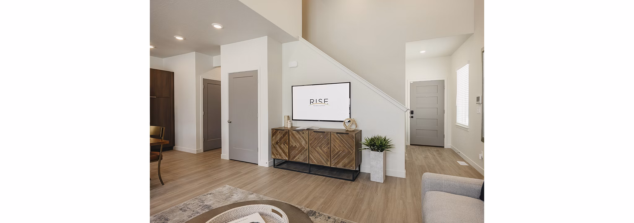 living room at Rise Apartments 