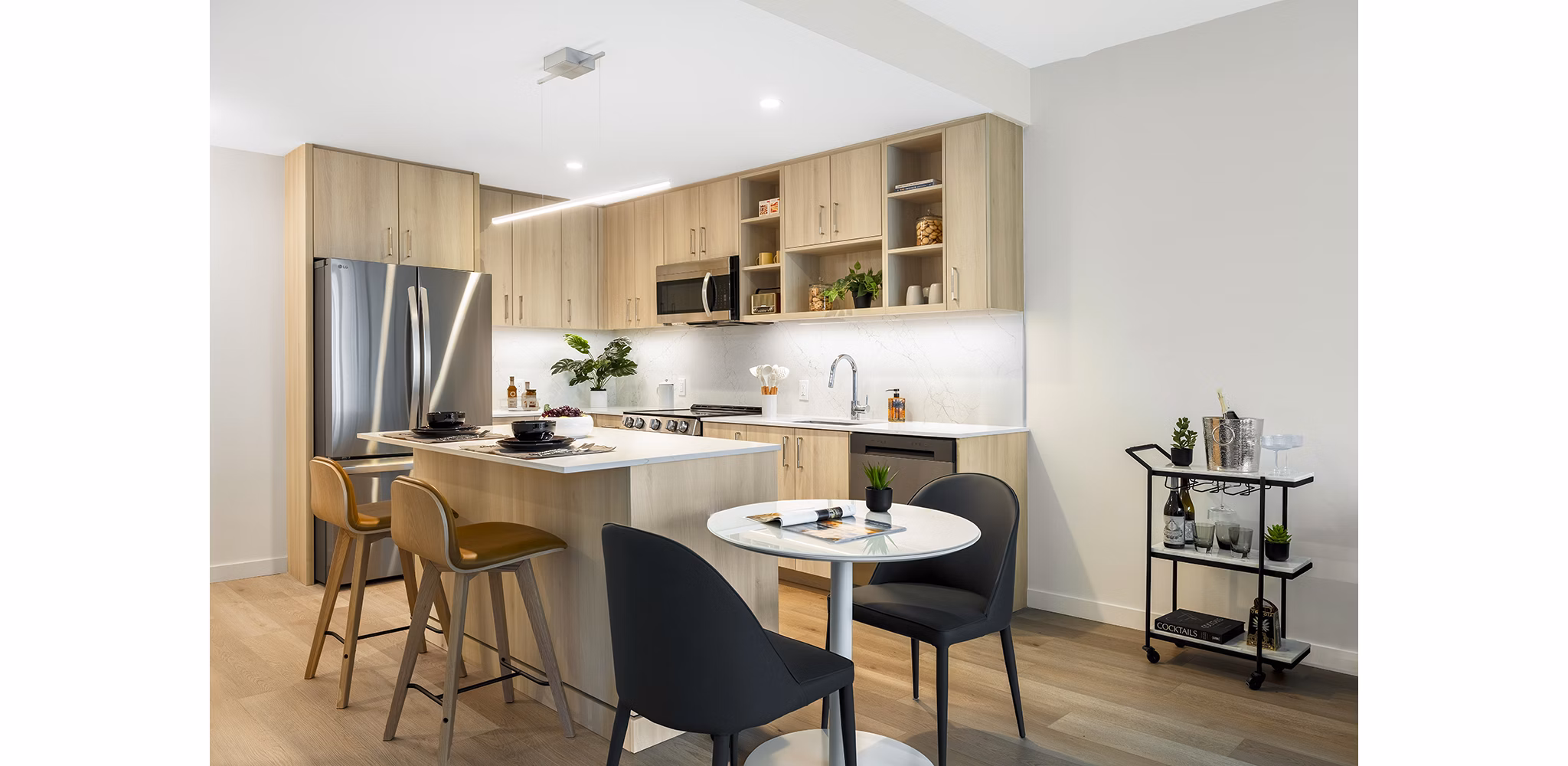 kitchen at The Reserve at Estuary Apartments 