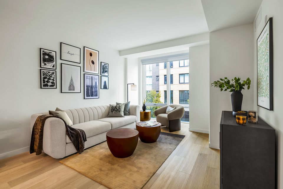 living room at The Reserve at Estuary Apartments 