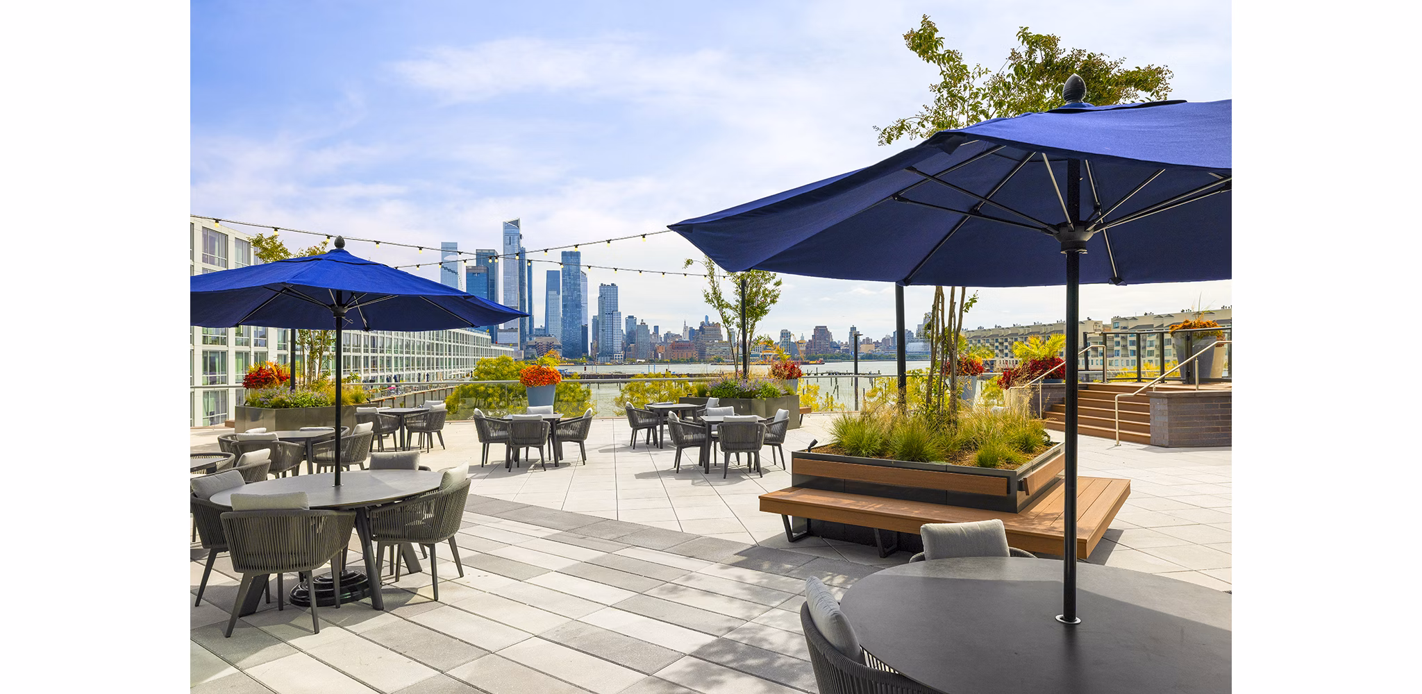 grill area at The Reserve at Estuary Apartments 