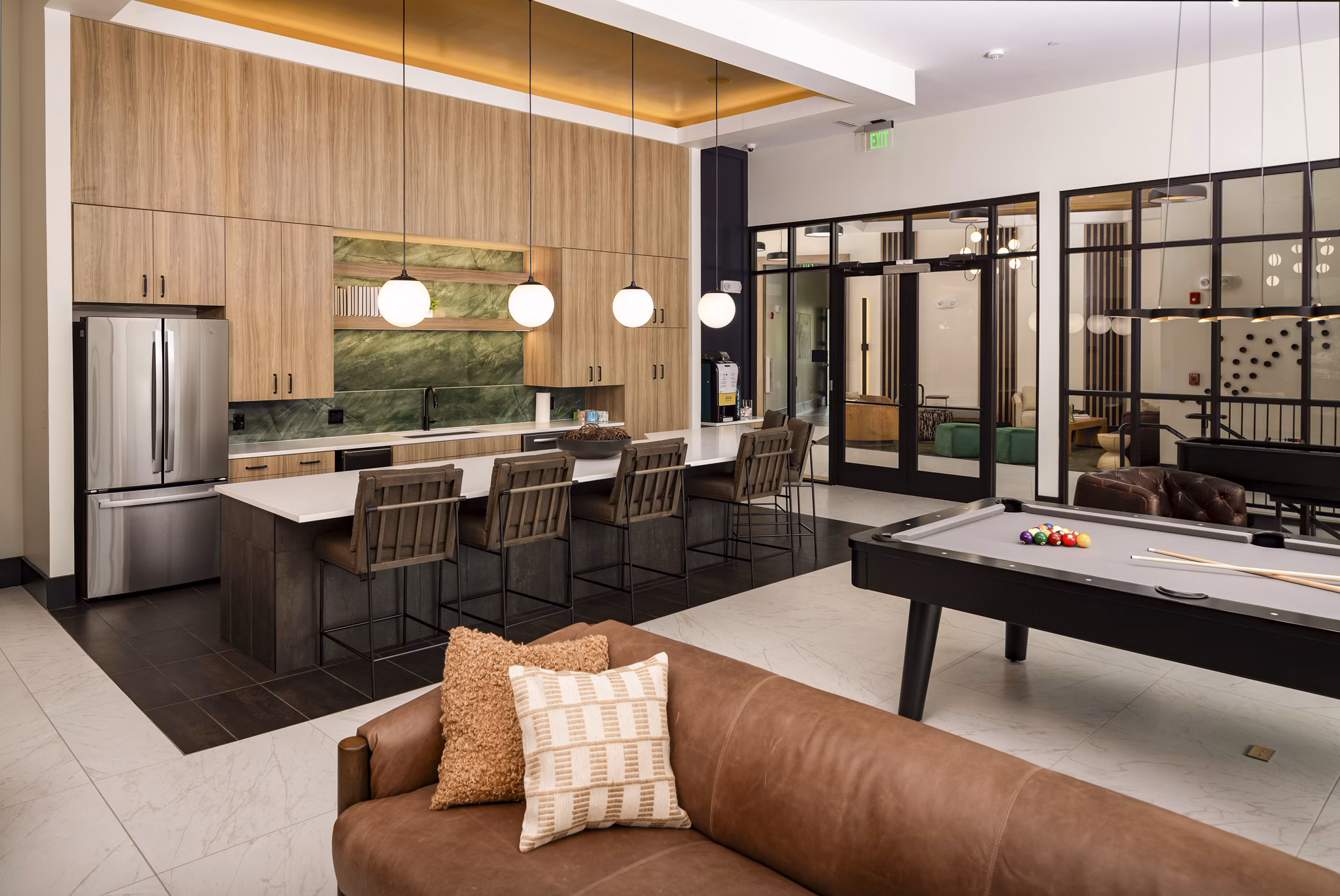 clubhouse at Ava Oakwood Apartments 
