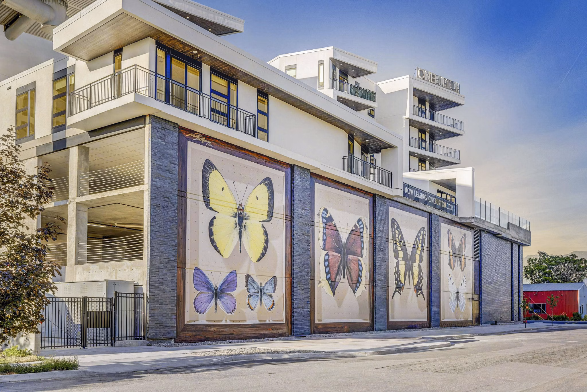 building/exterior at One Burton Apartments