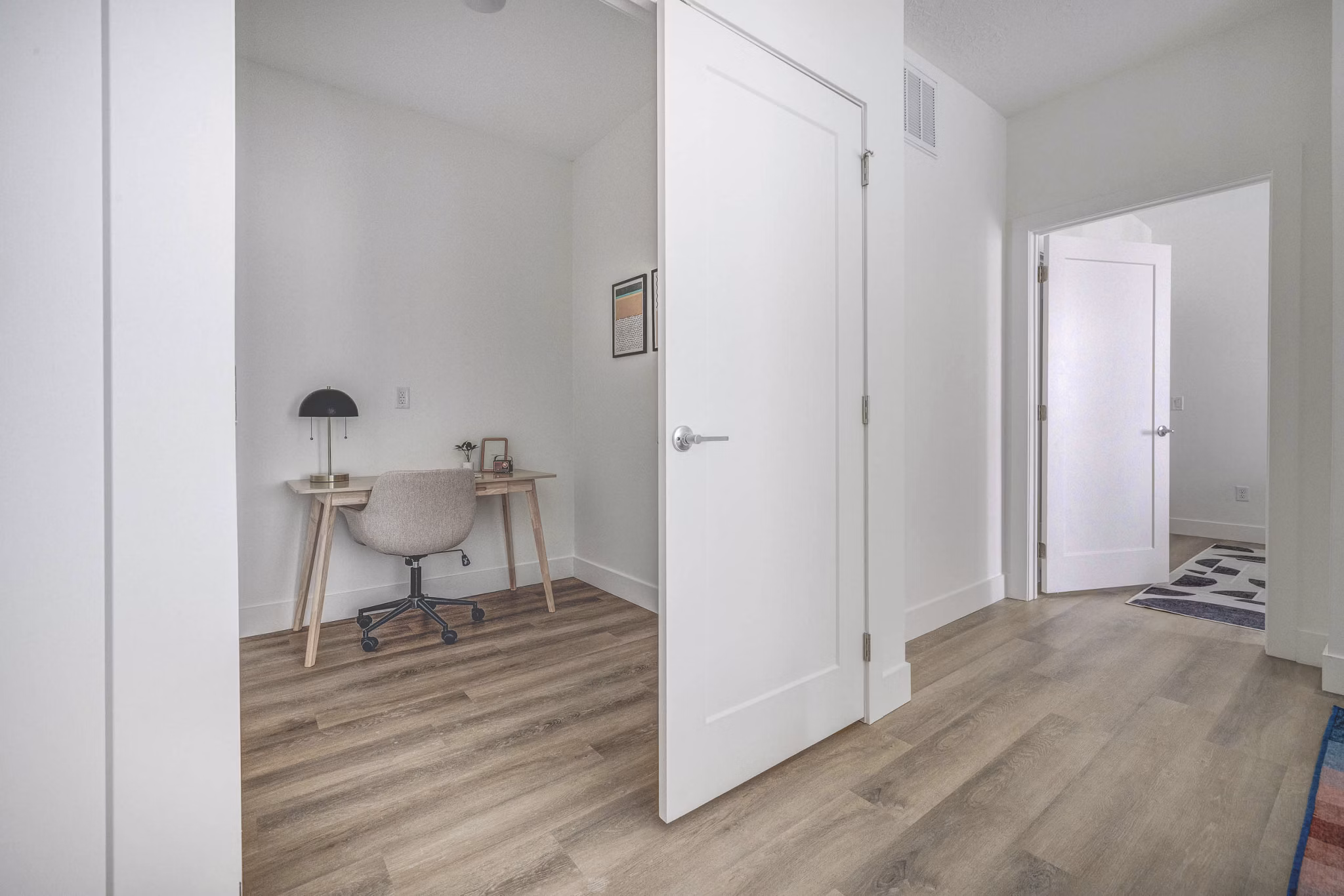 bedroom at One Burton Apartments 