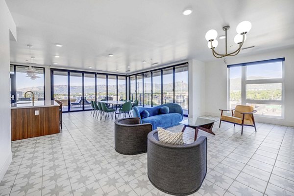 clubhouse at One Burton Apartments