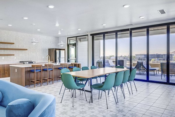clubhouse at One Burton Apartments