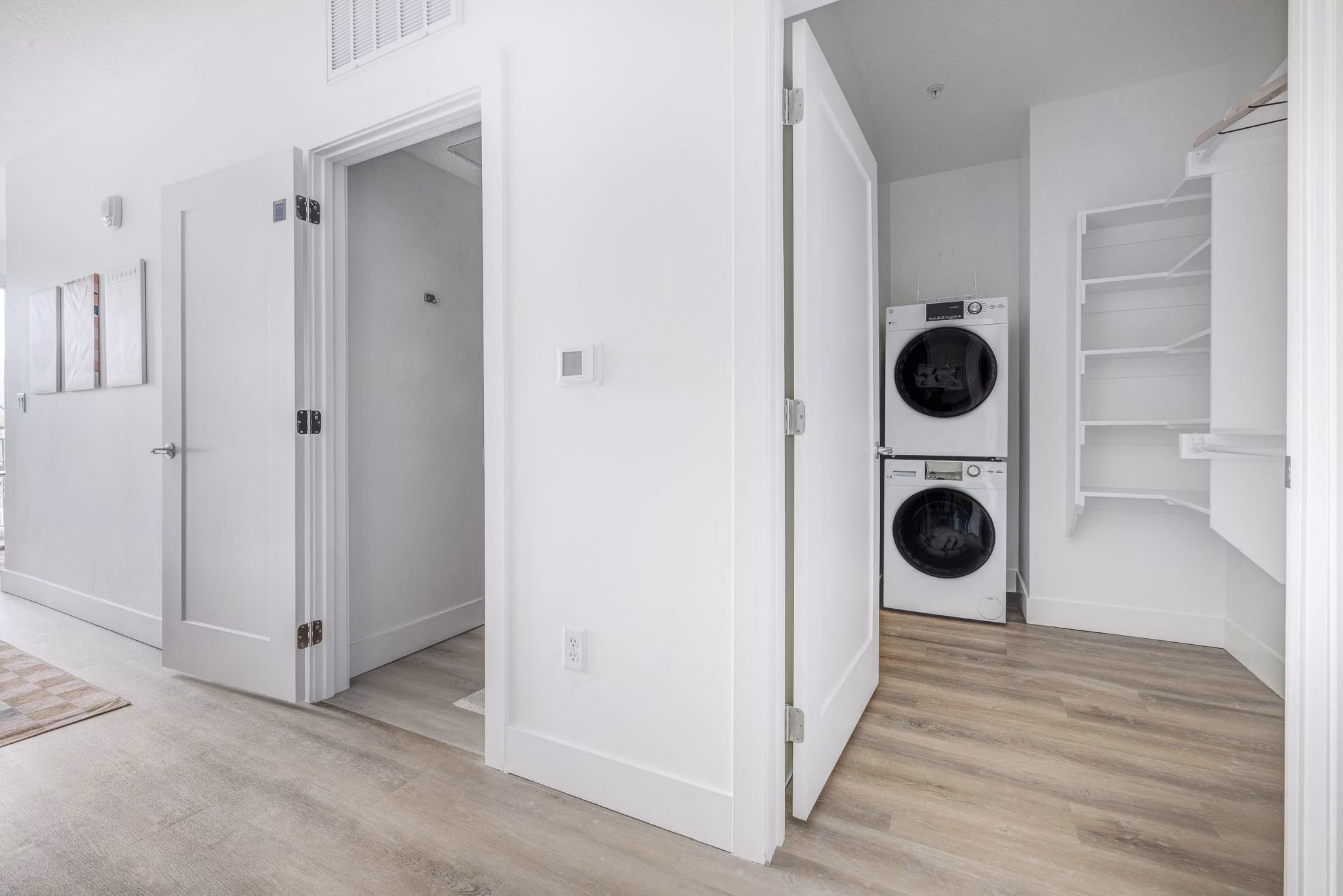 laundry facility at One Burton Apartments 