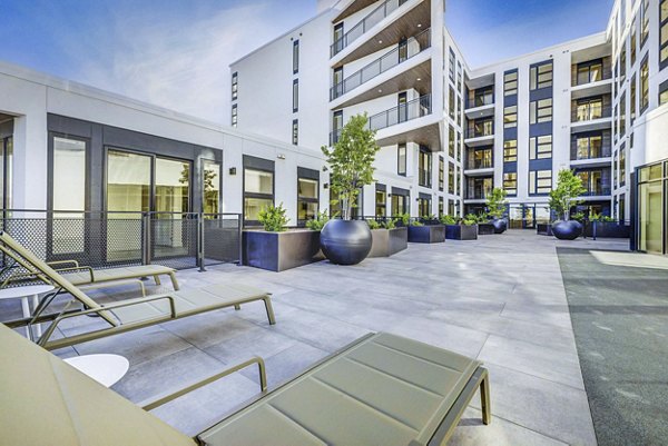 patio at Harvest Apartments