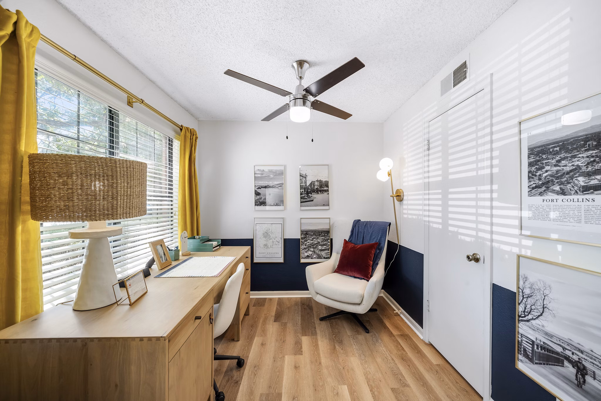 home office at Courtney Park Apartments