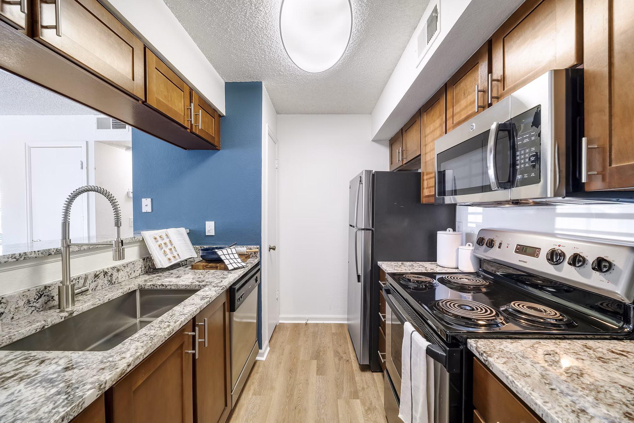 kitchen at Courtney Park Apartments