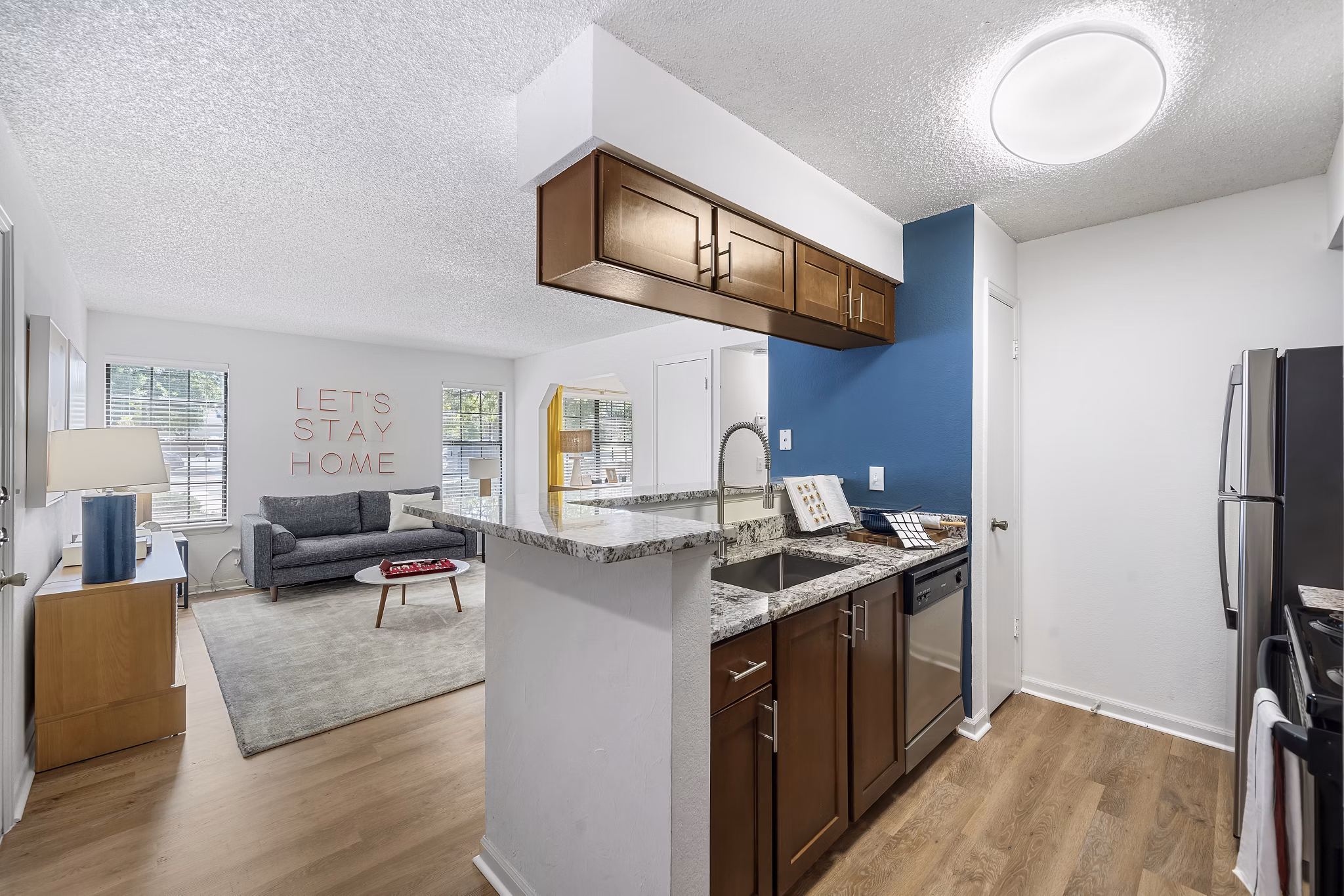 kitchen at Courtney Park Apartments