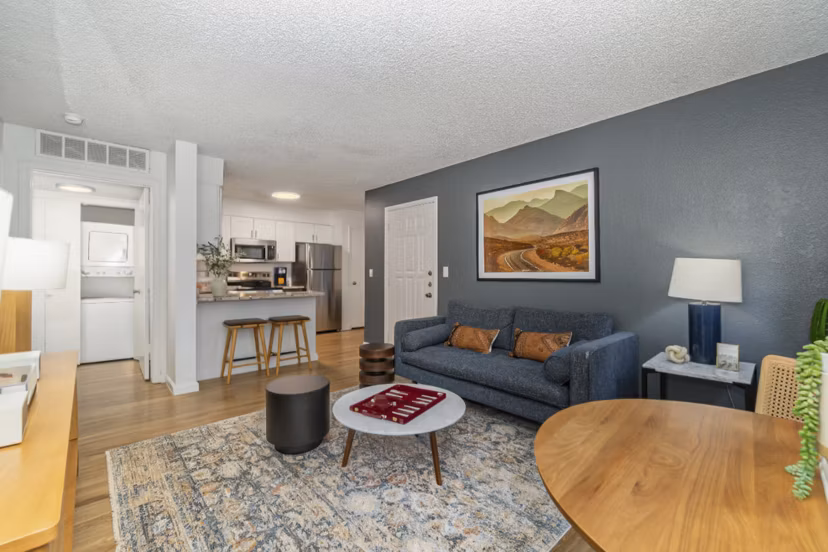 living room at Courtney Park Apartments 