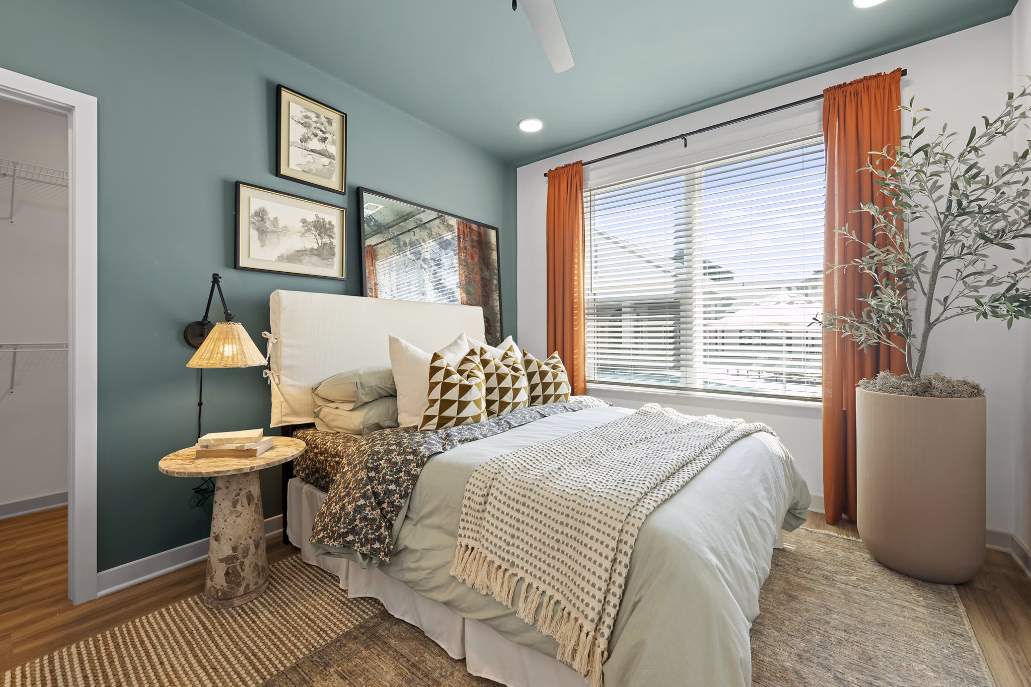 bedroom at Elan Capital Hills Apartments 
