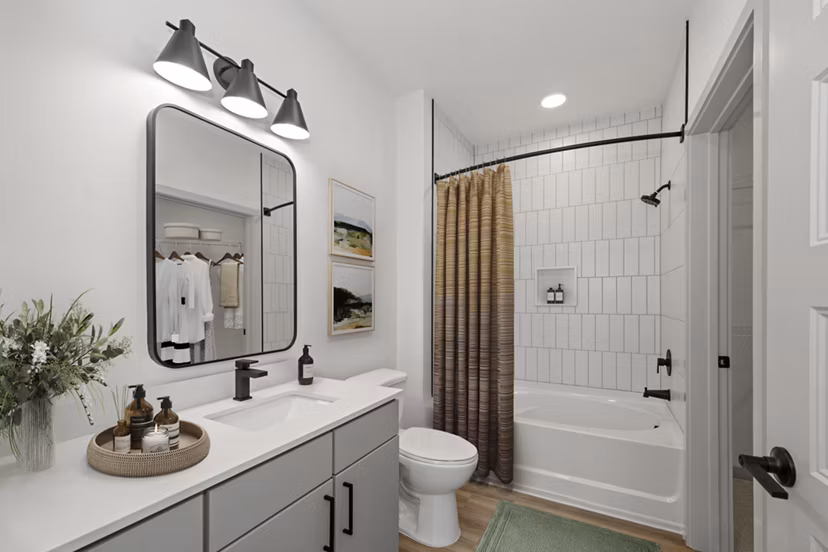 bathroom at Elan Capital Hills Apartments 