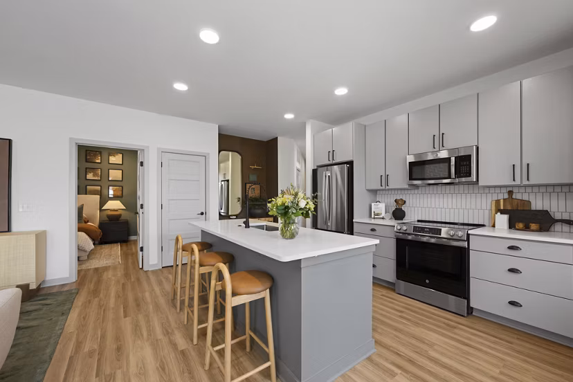 kitchen at Elan Capital Hills Apartments