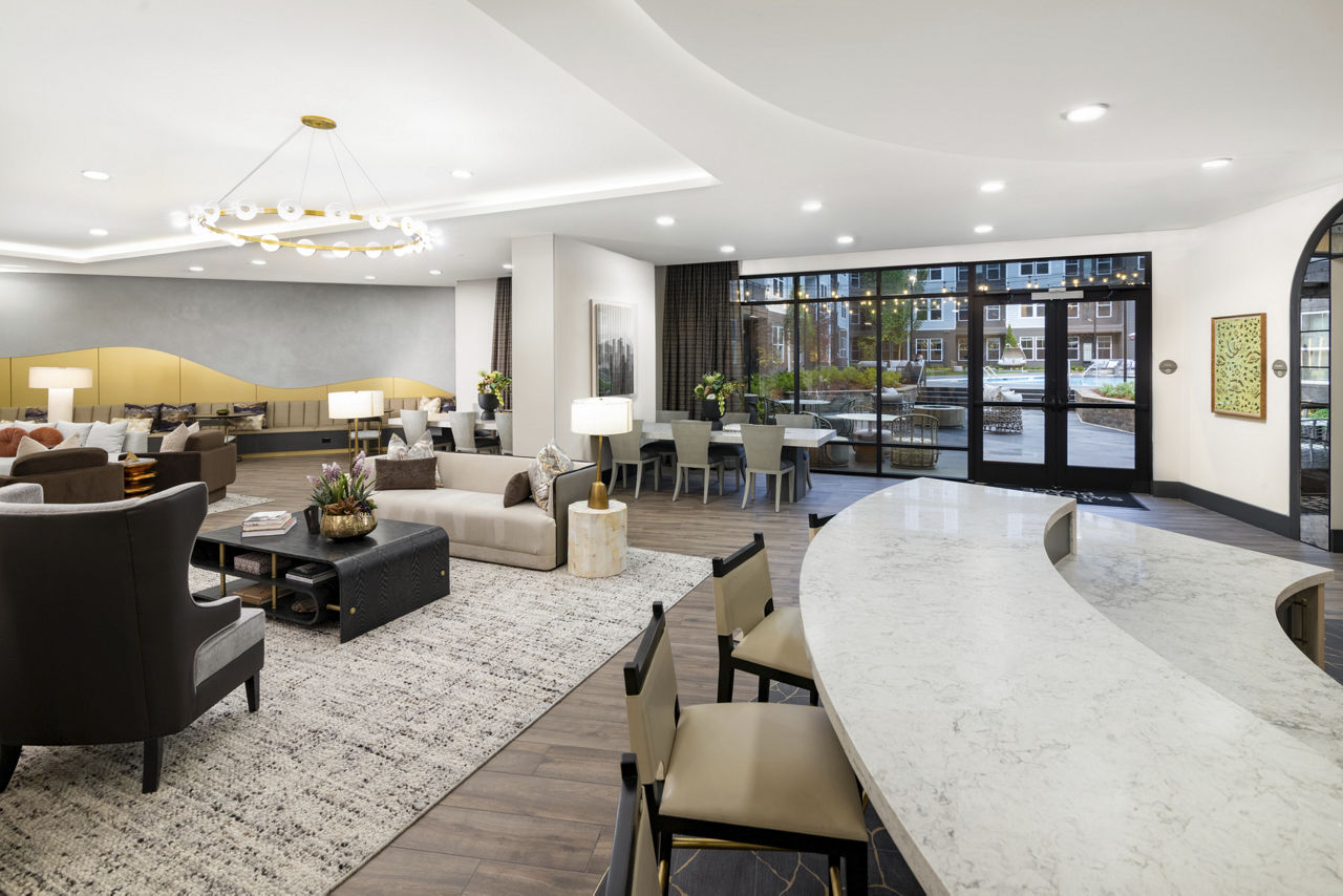 Lobby at Elan Satellite Place (2 of 3)