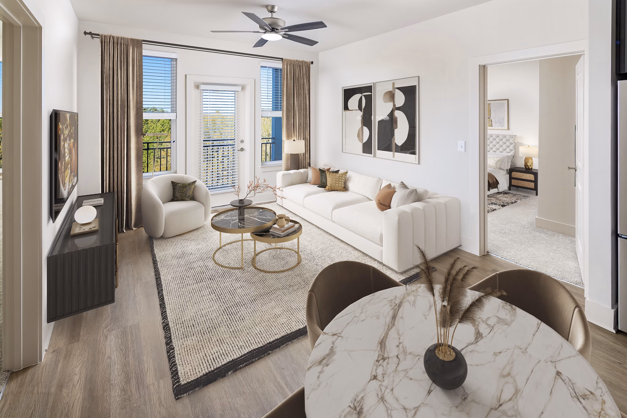 rendering at Elan Satellite Place Apartments