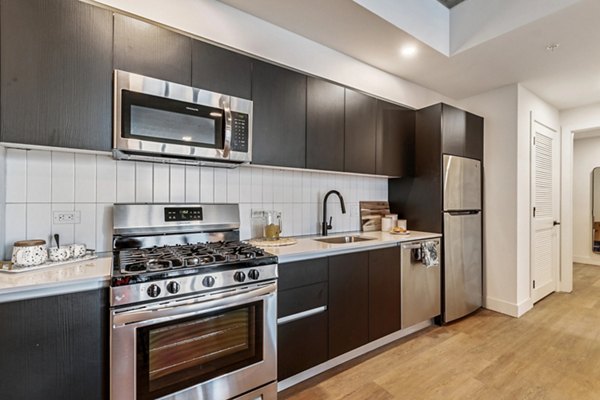 kitchen at Rosie Apartments 