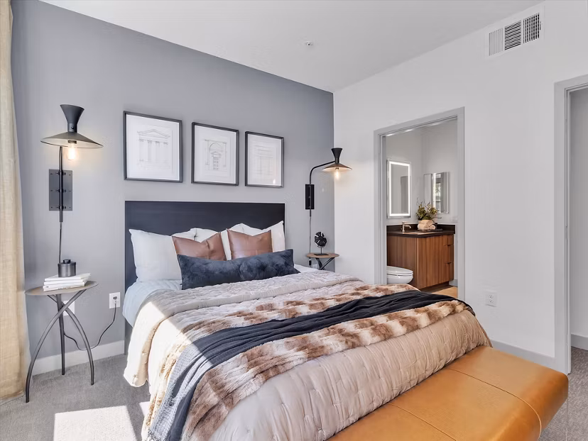 bedroom at Envision at Sunset Apartments 