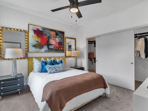 bedroom at Elysian at Sunset Apartments