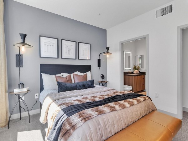 bedroom at Elysian at Sunset Apartments