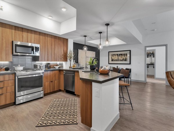 kitchen at Envision at Sunset Apartments 