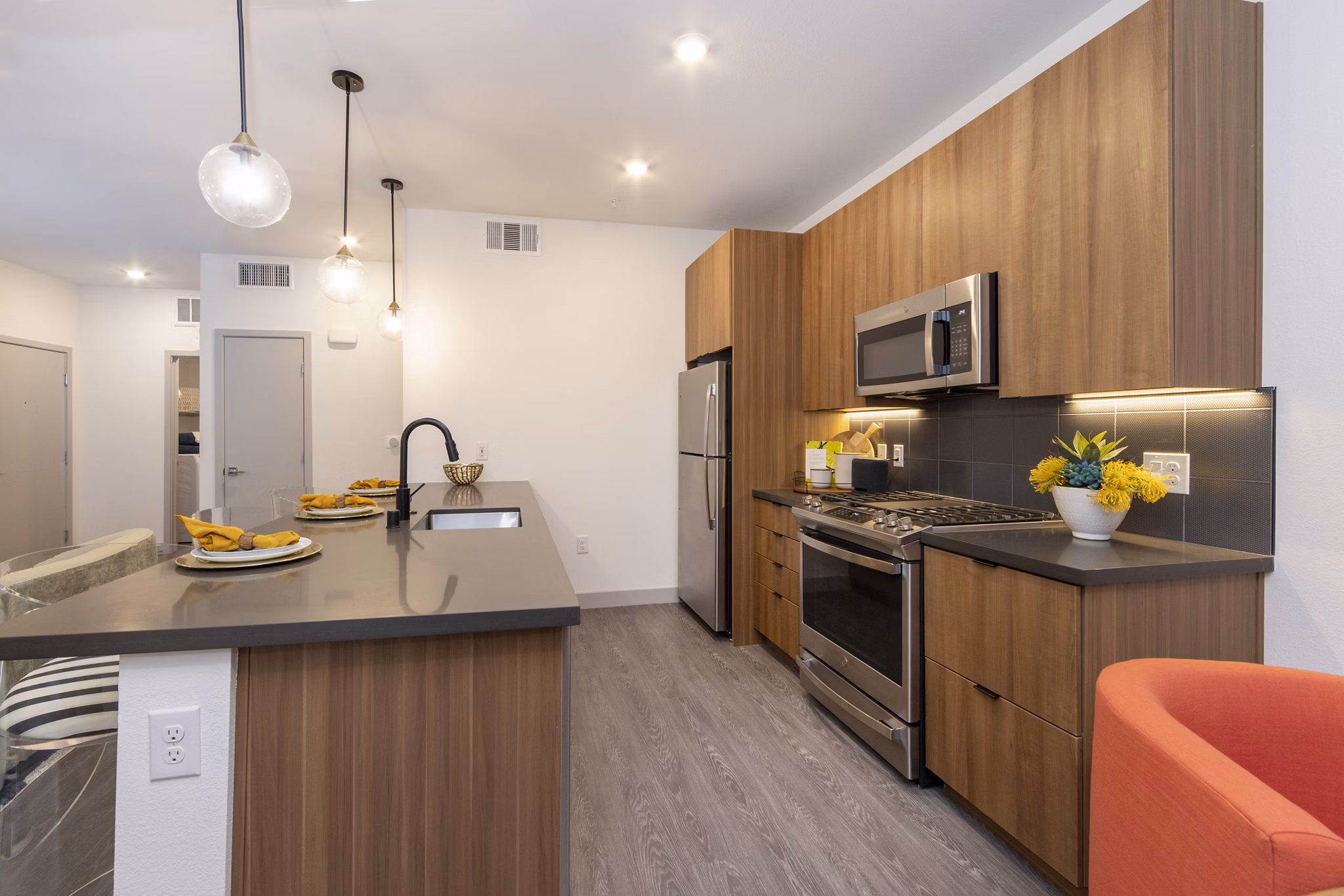 kitchen at Envision at Sunset Apartments 