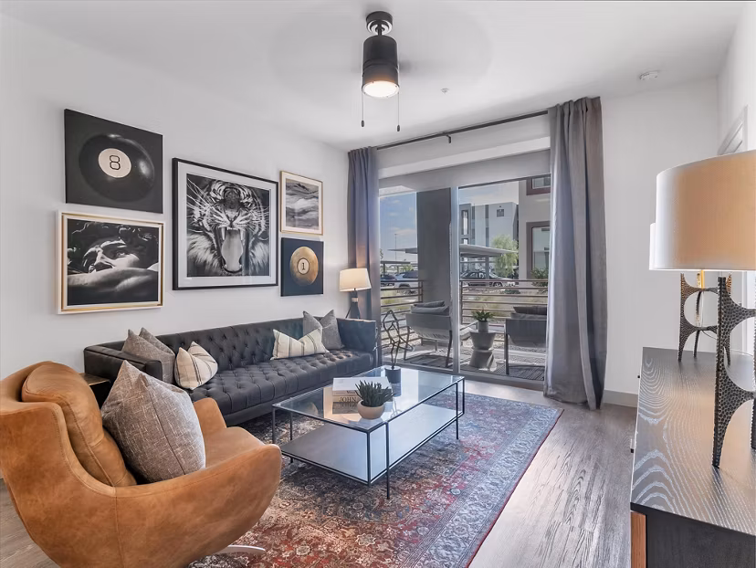 living room at Envision at Sunset Apartments 