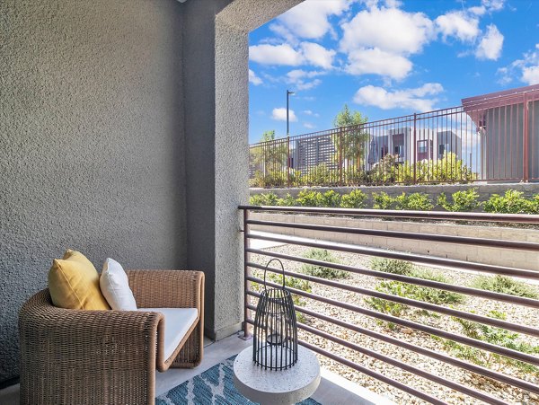 patio/balcony at Elysian at Sunset Apartments
