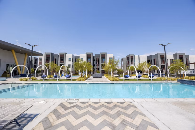 pool at Envision at Sunset Apartments 