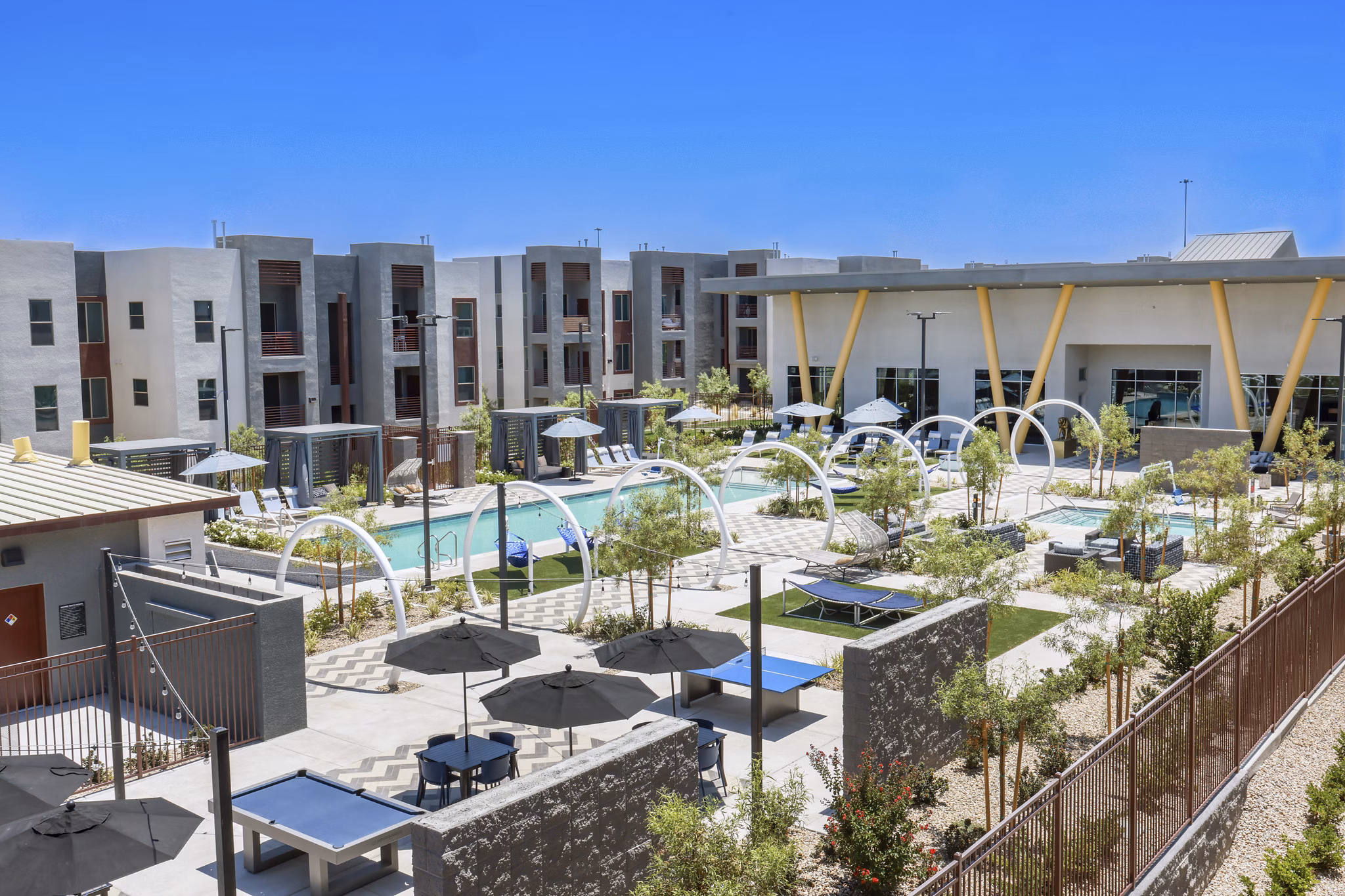 pool at Elysian at Sunset Apartments