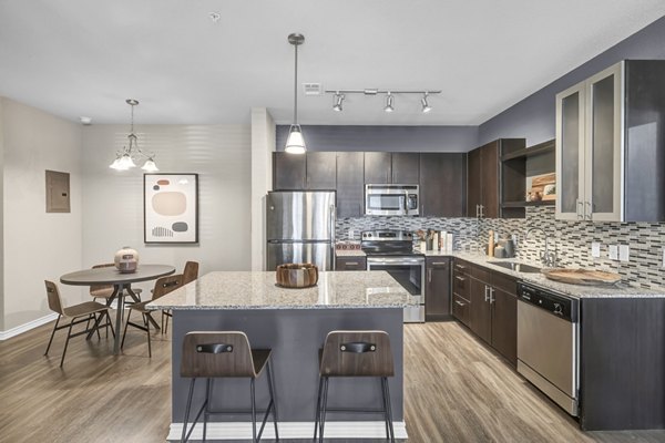 kitchen at Wiregrass at Stone Oak Apartments