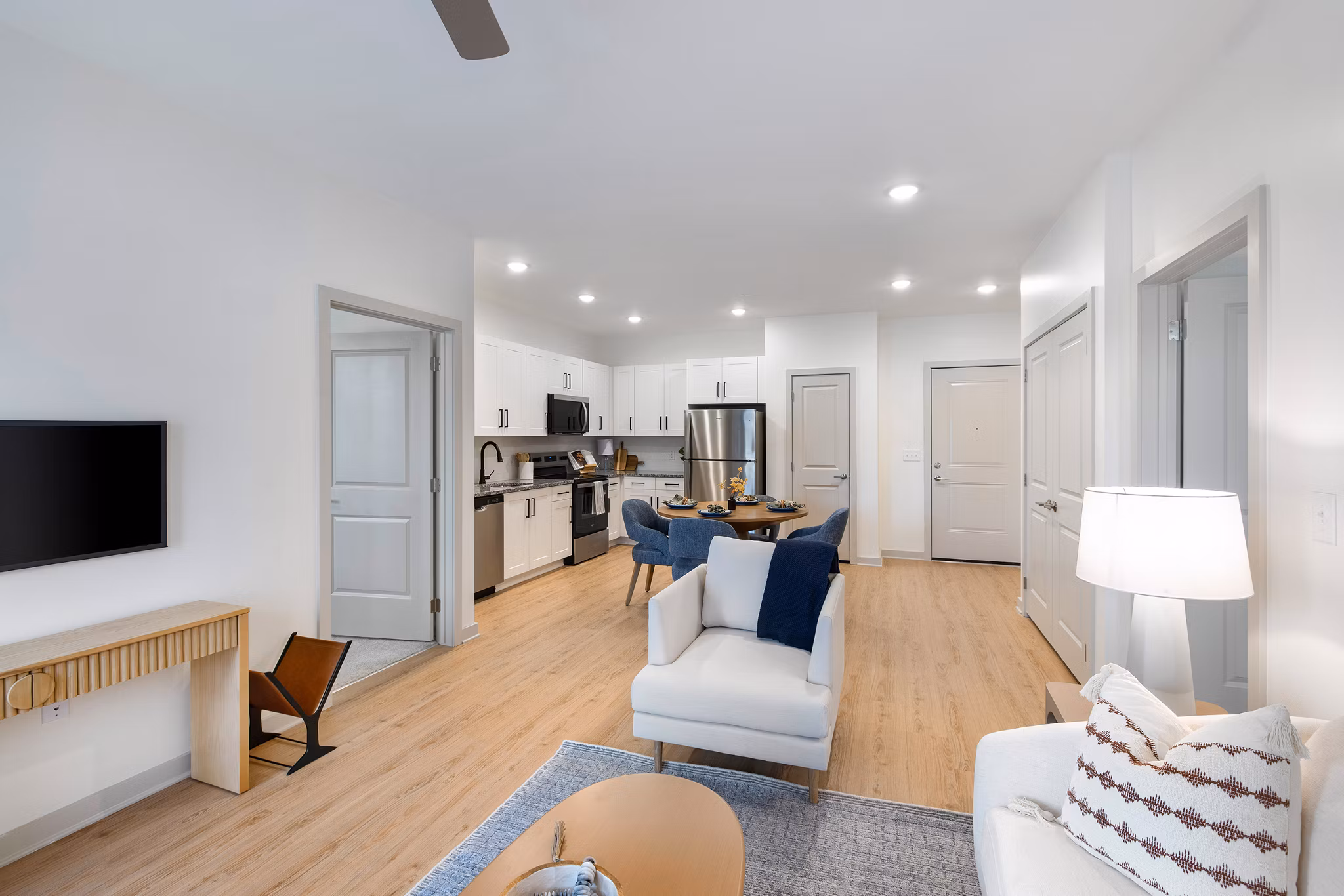 living room at Album Summit Pines Apartments