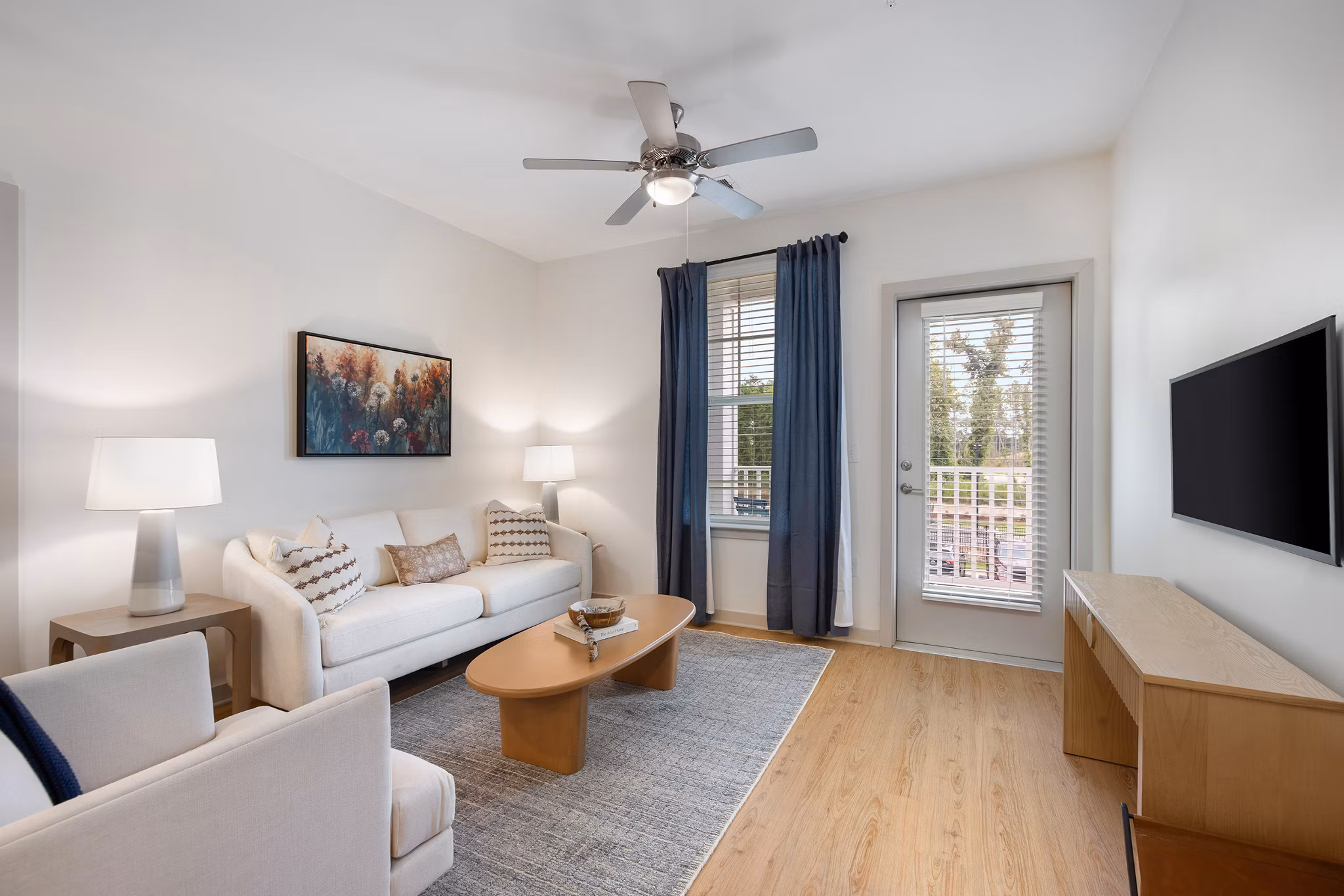 living room at Album Summit Pines Apartments