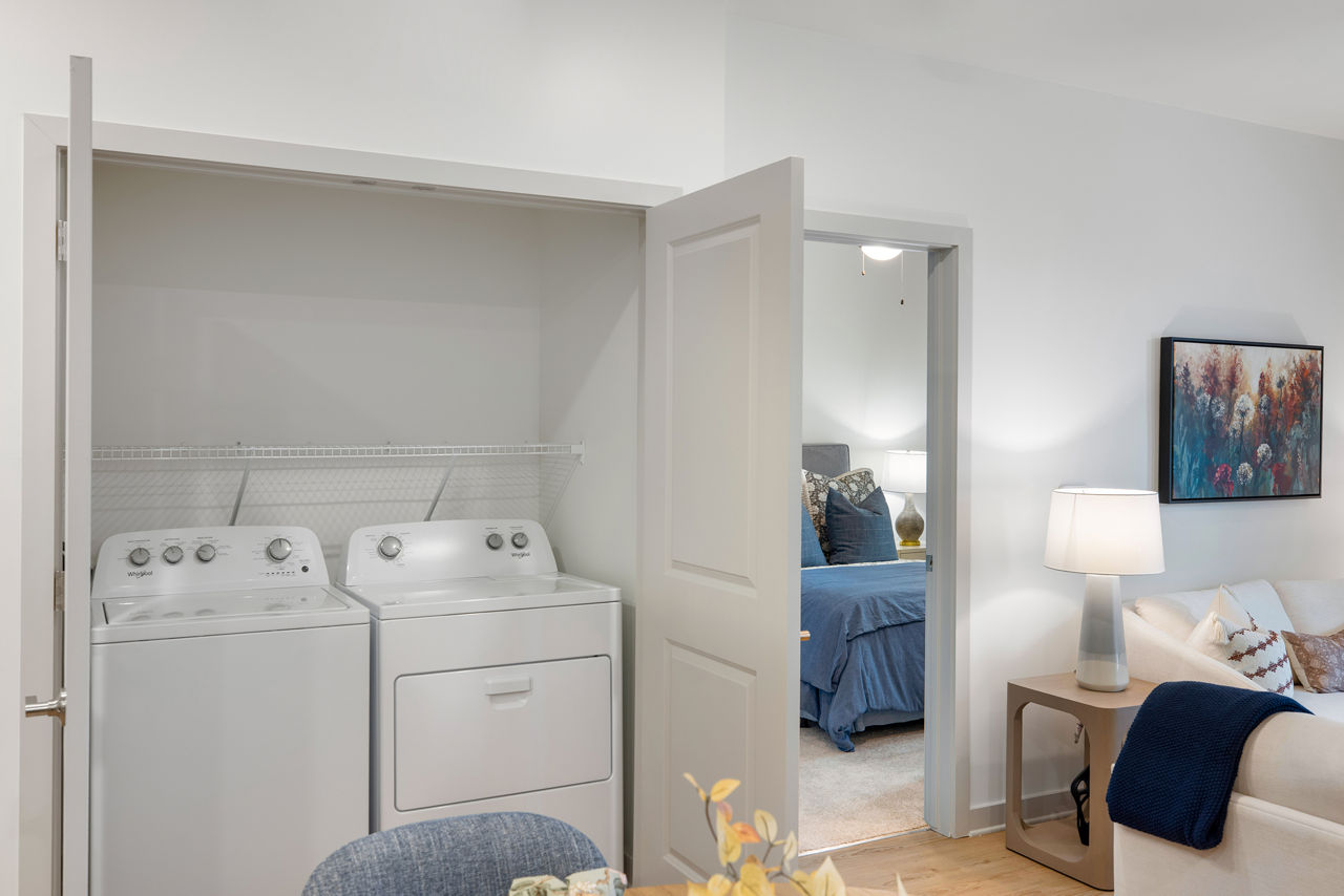 Laundry room at Album Summit Pines