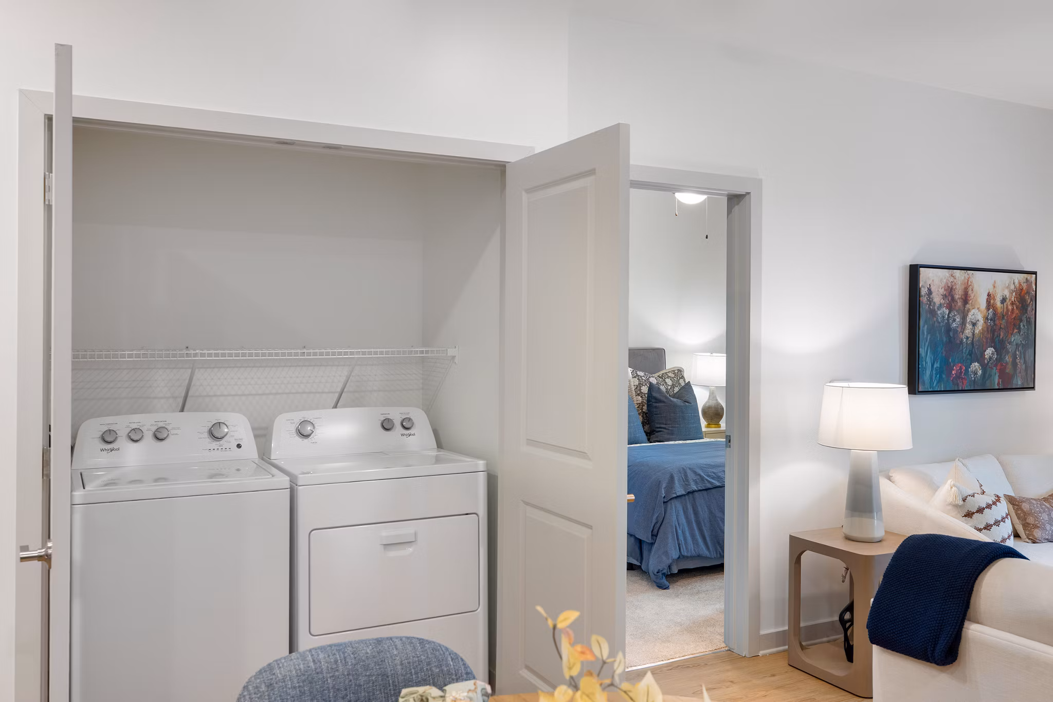 laundry room at Album Summit Pines Apartments