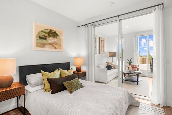 bedroom at FUZE Woodstock Apartments