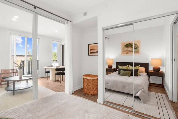 bedroom at FUZE Woodstock Apartments