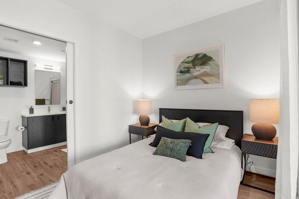 bedroom at FUZE Woodstock Apartments