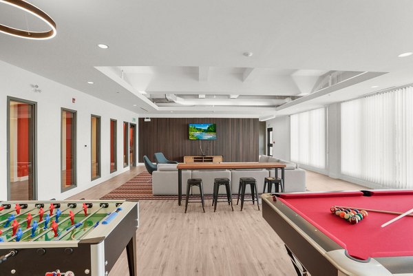 clubhouse at FUZE Woodstock Apartments