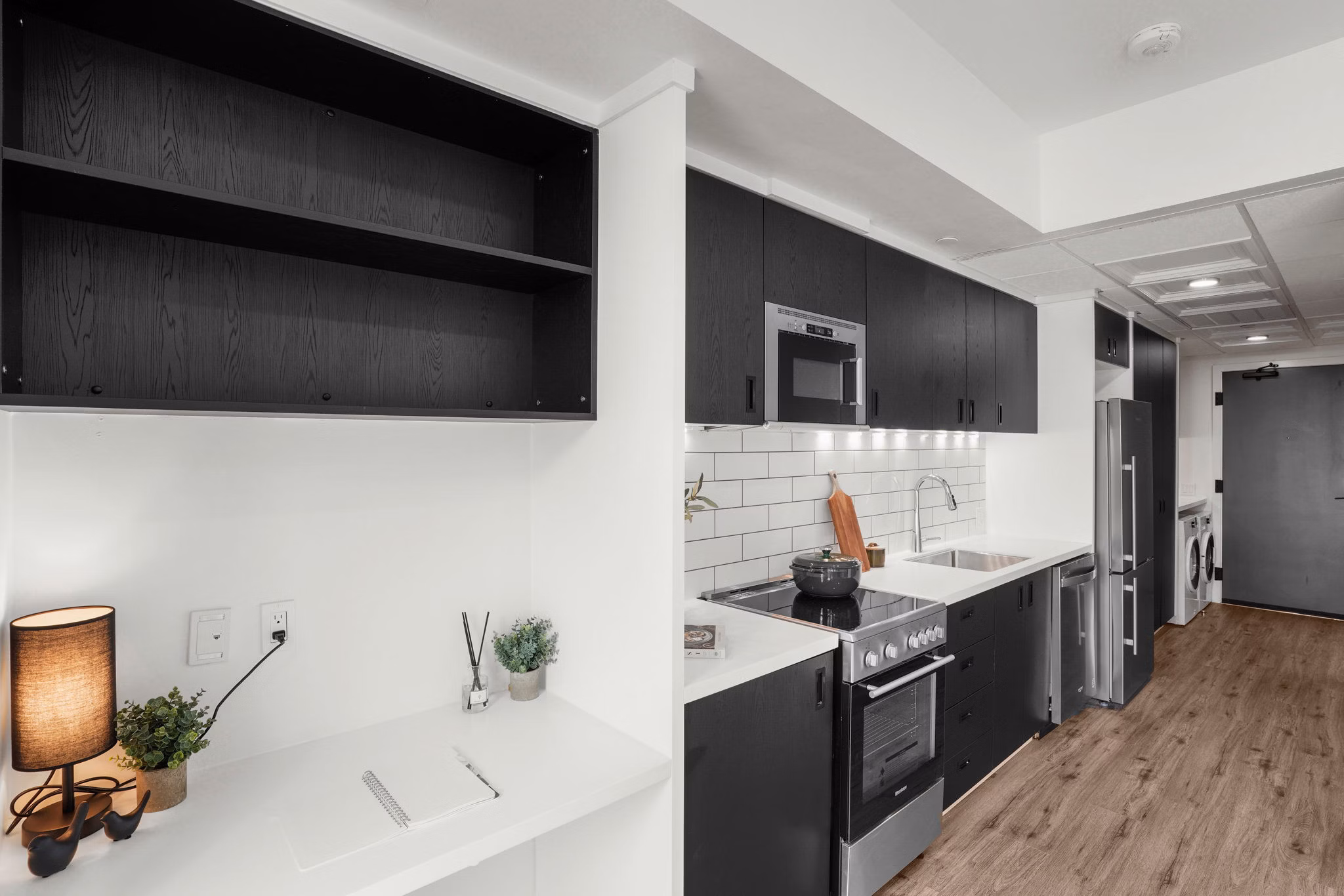 kitchen at FUZE Woodstock Apartments