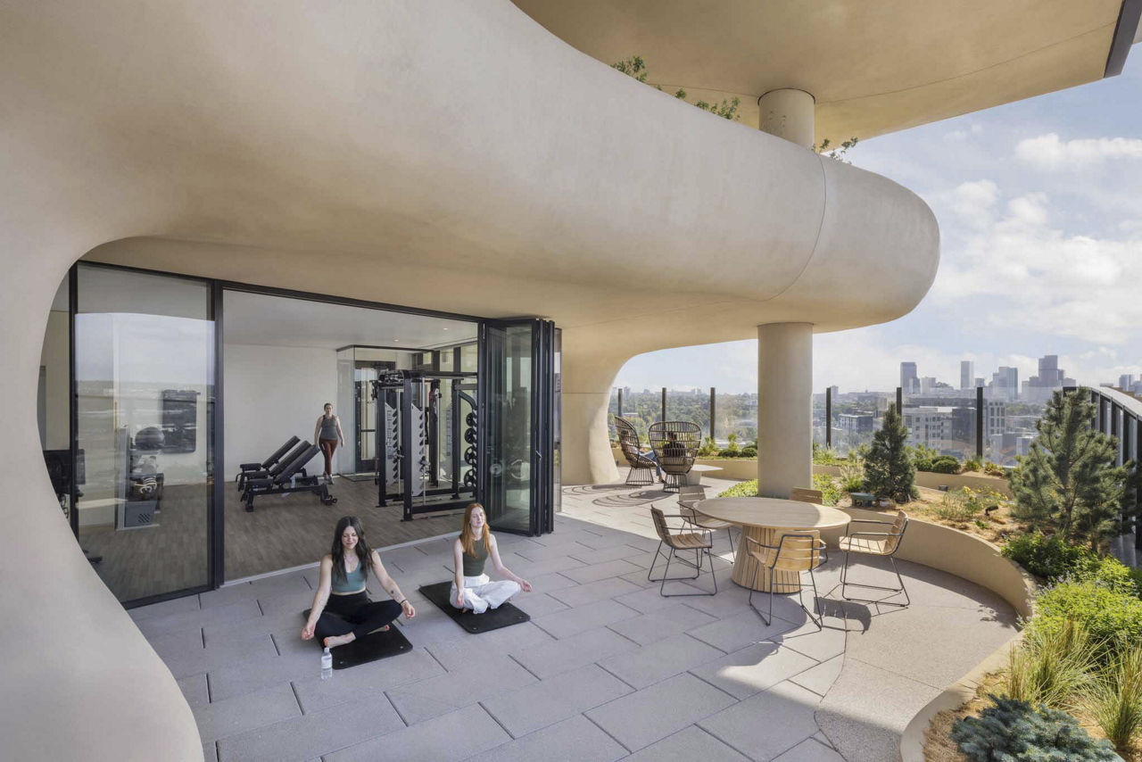Roof deck at One River North (4 of 4)