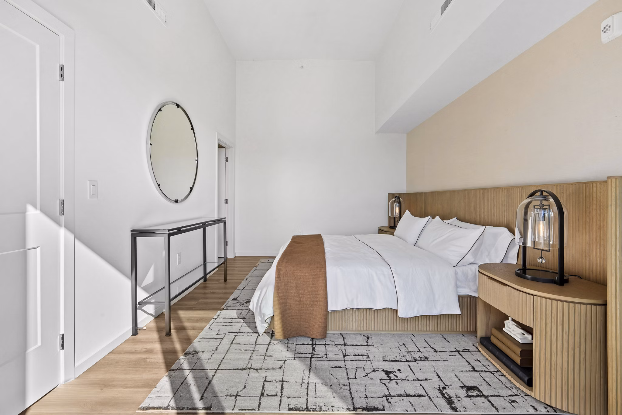 Bedroom at The Seventeen Hundred on East Apartments