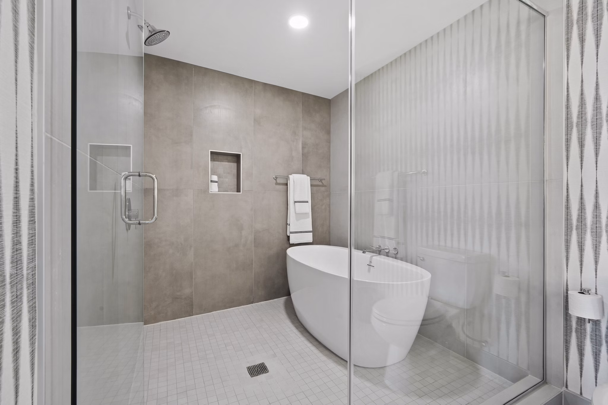 Bathroom at The Seventeen Hundred on East Apartments