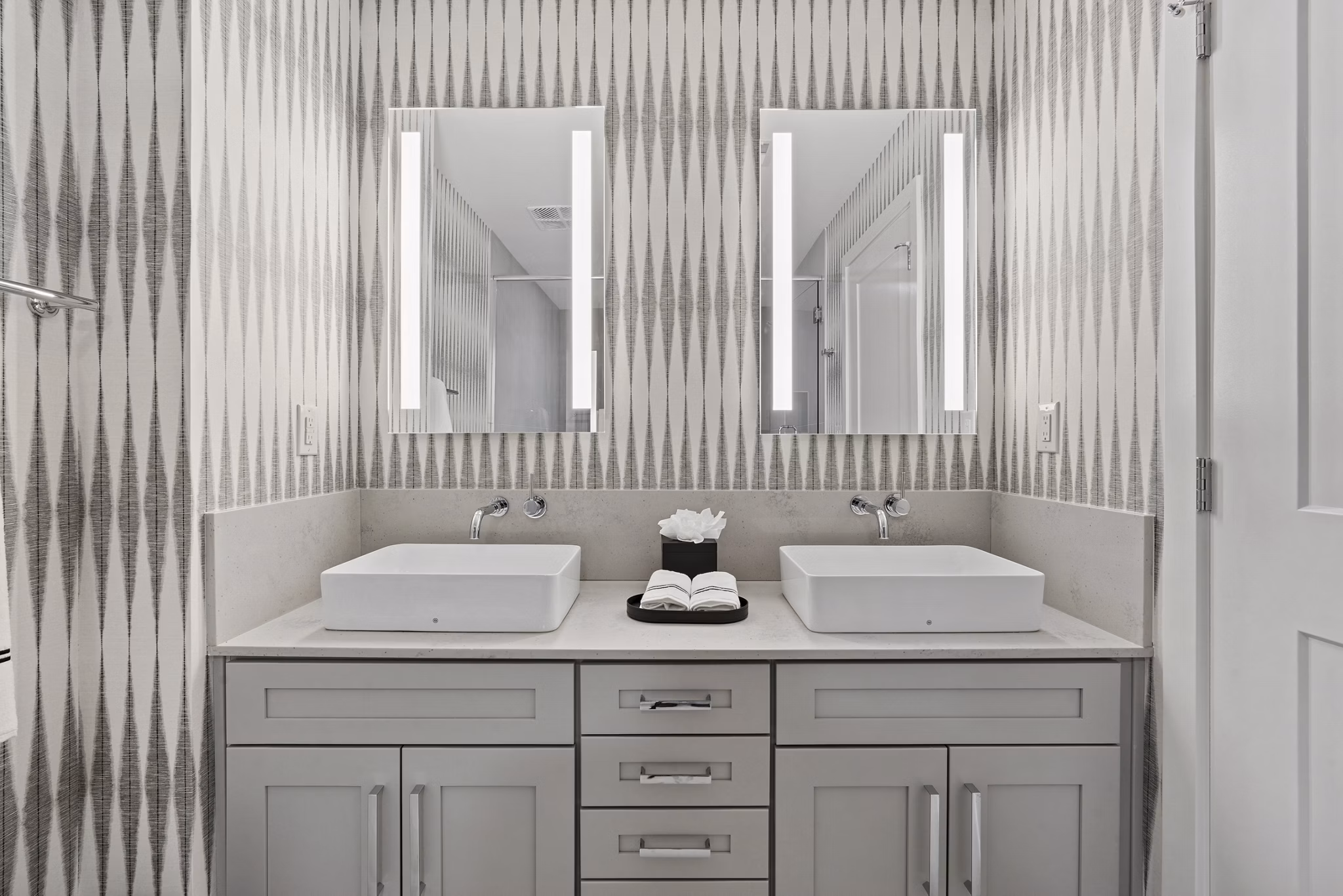 Bathroom at The Seventeen Hundred on East Apartments