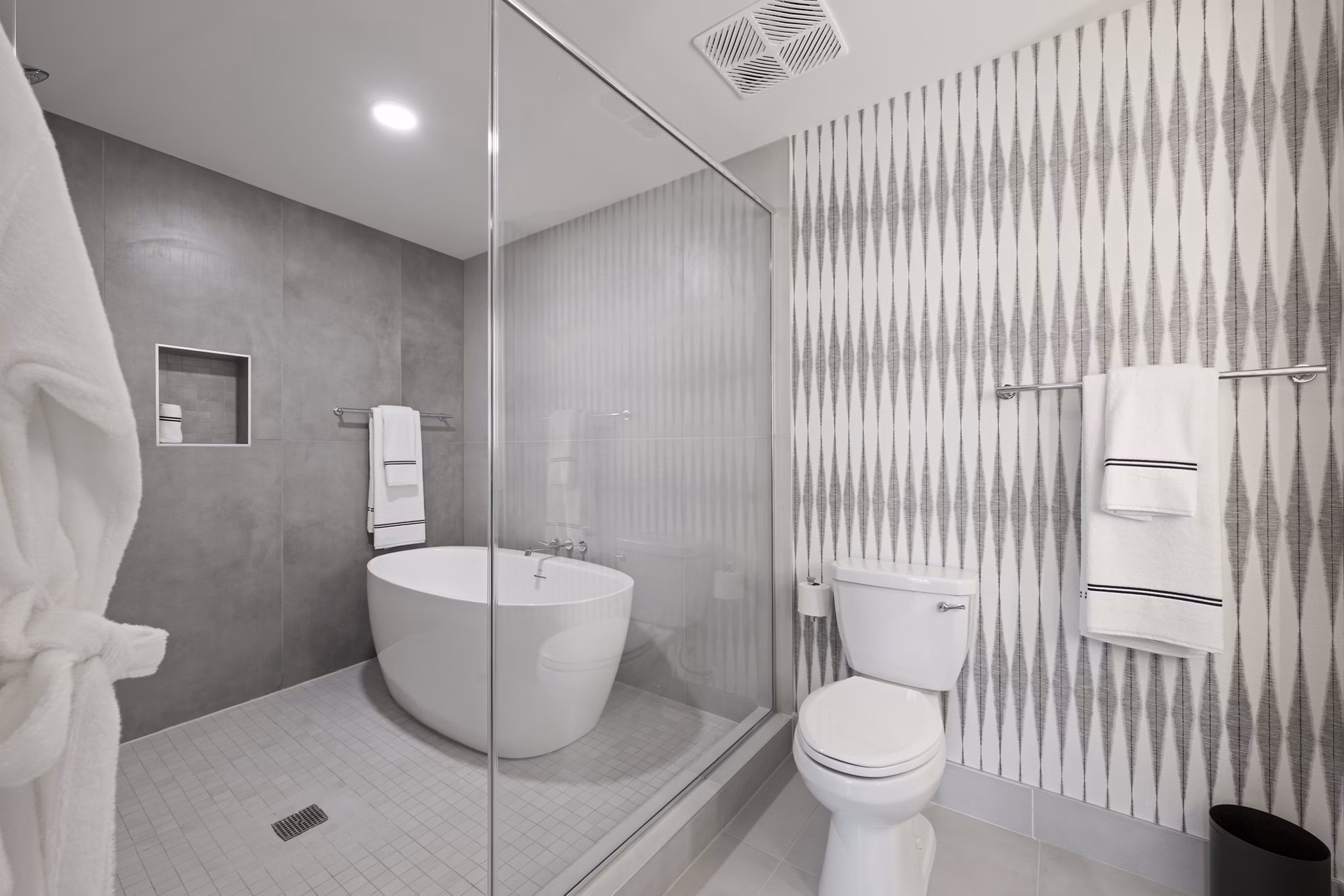 Bathroom at Seventeen Hundred Apartments