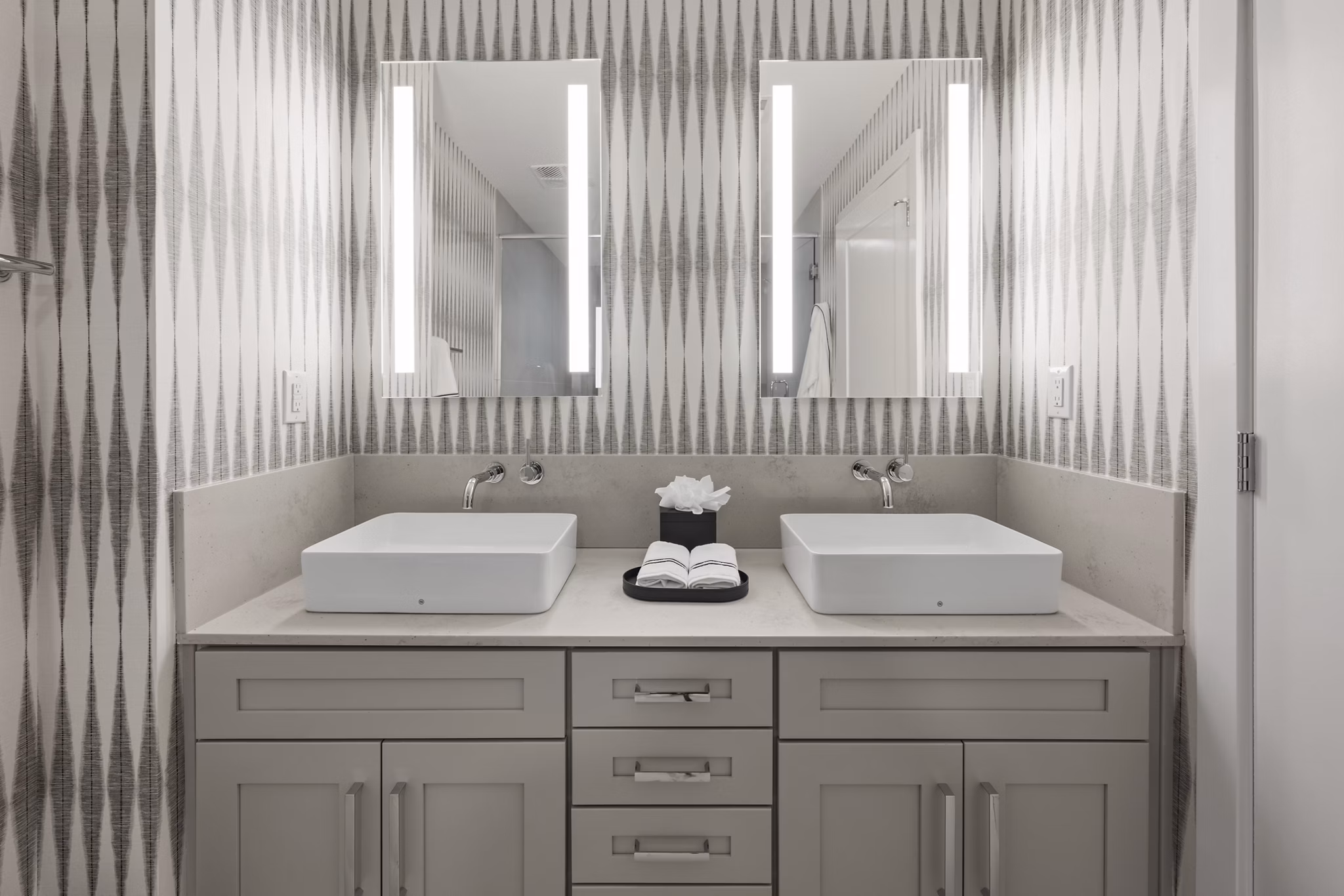 Bathroom at Seventeen Hundred Apartments