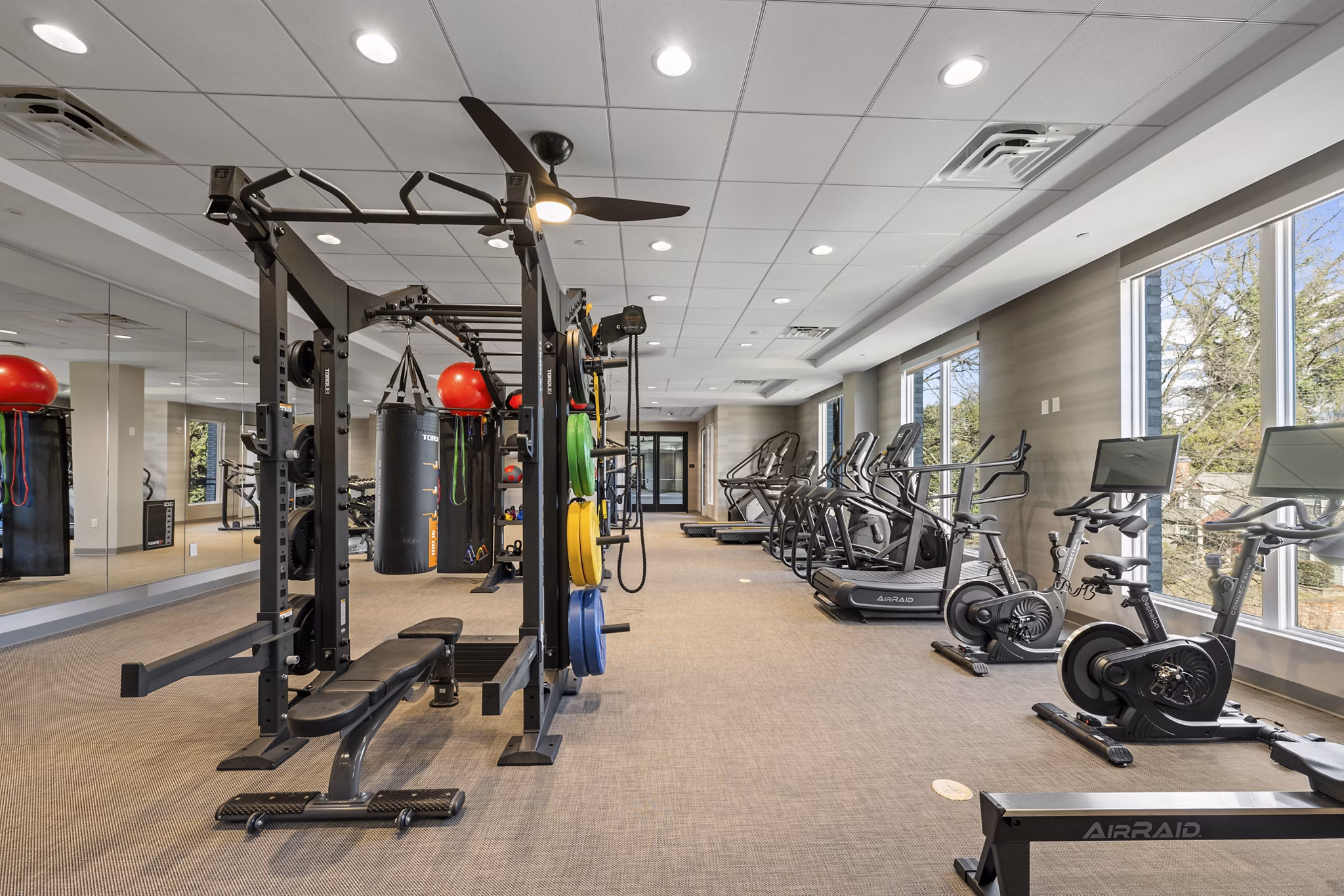 Fitness Center at The Seventeen Hundred on East Apartments