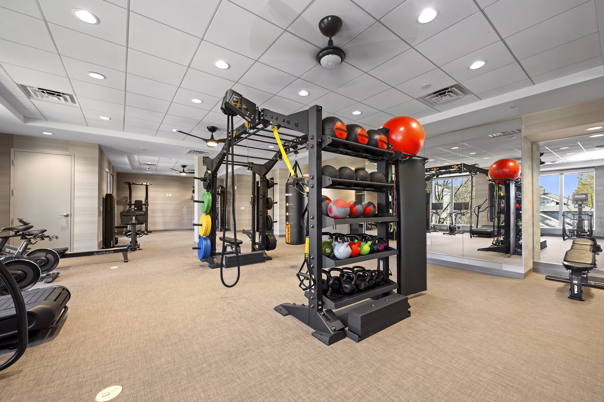 Fitness Center at The Seventeen Hundred on East Apartments